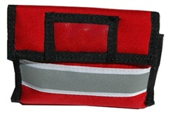 Emergency Medical Blood Pressure Cuff Case, Adult, Red